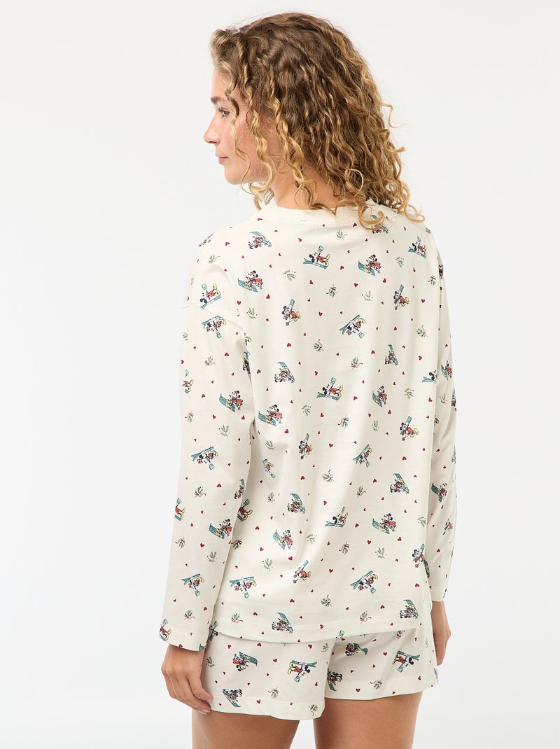 Pijama corto 'Minnie' 'Disney' - 2 piezas Blanco - Kiabi