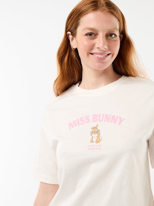 Pijama corto 'Miss Bunny' - 2 piezas - Kiabi