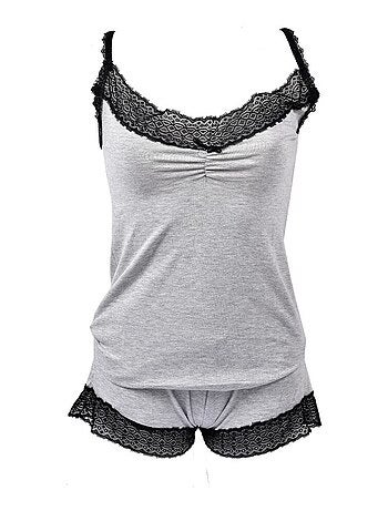 Pijama Corto Mujer TWINDAY en Algodón