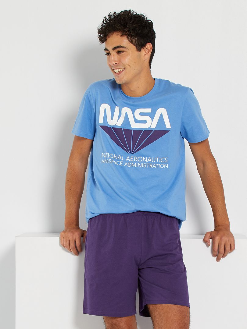 Pijama corto 'NASA' AZUL - Kiabi