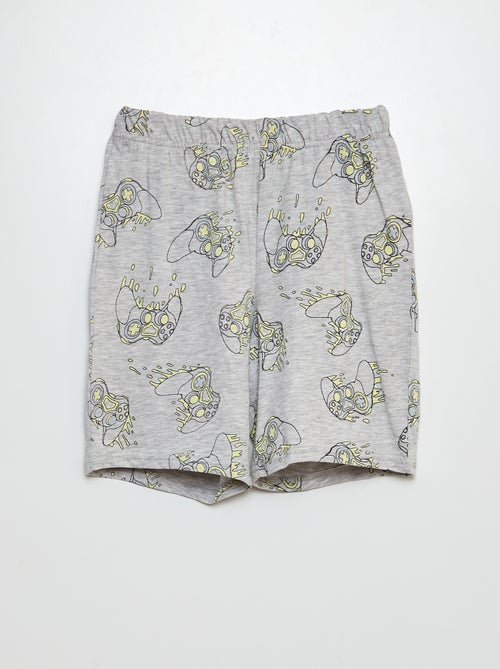 Pijama corto Pantalón corto + camiseta - 2 piezas - Kiabi