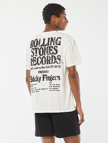 Pijama corto pantalón corto 'The Rolling Stones' short + camiseta - 2 piezas