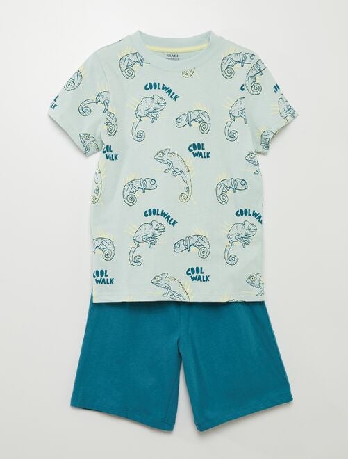 Pijama corto panteras - 2 piezas - Kiabi