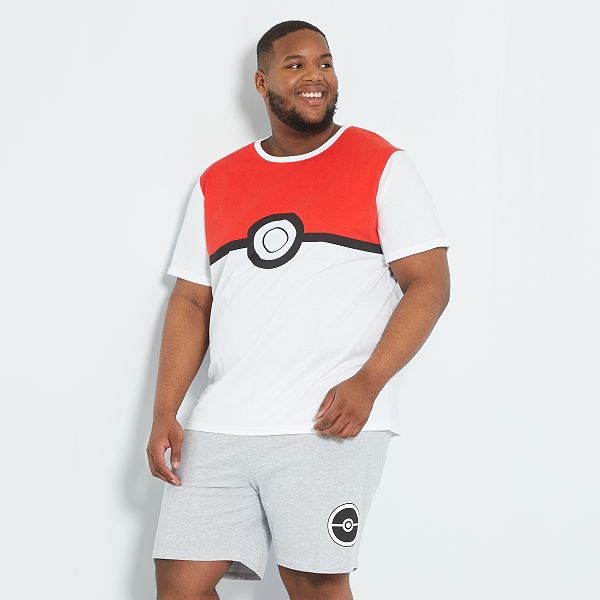 Pijama corto 'Pokémon' 2 piezas Tallas grandes hombre - BEIGE - Kiabi -  24,00€