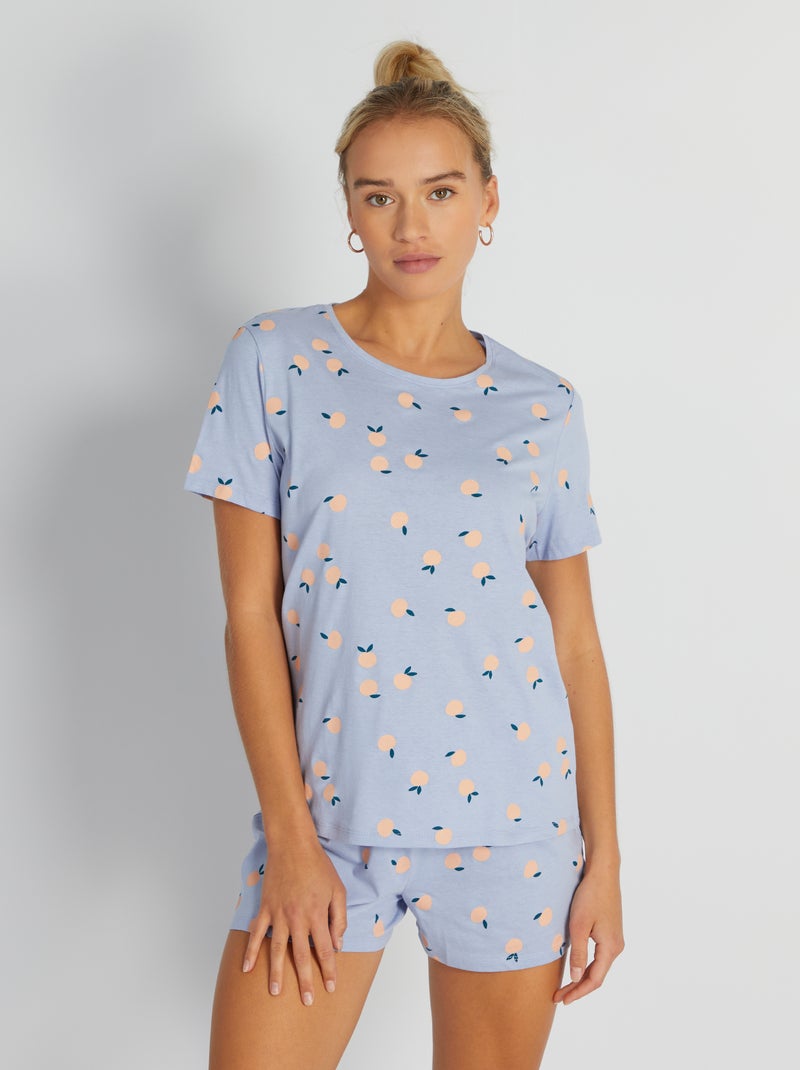 Pijama corto PURPURA - Kiabi