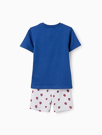 Pijama corto que brilla en la oscuridad con Spider-Man