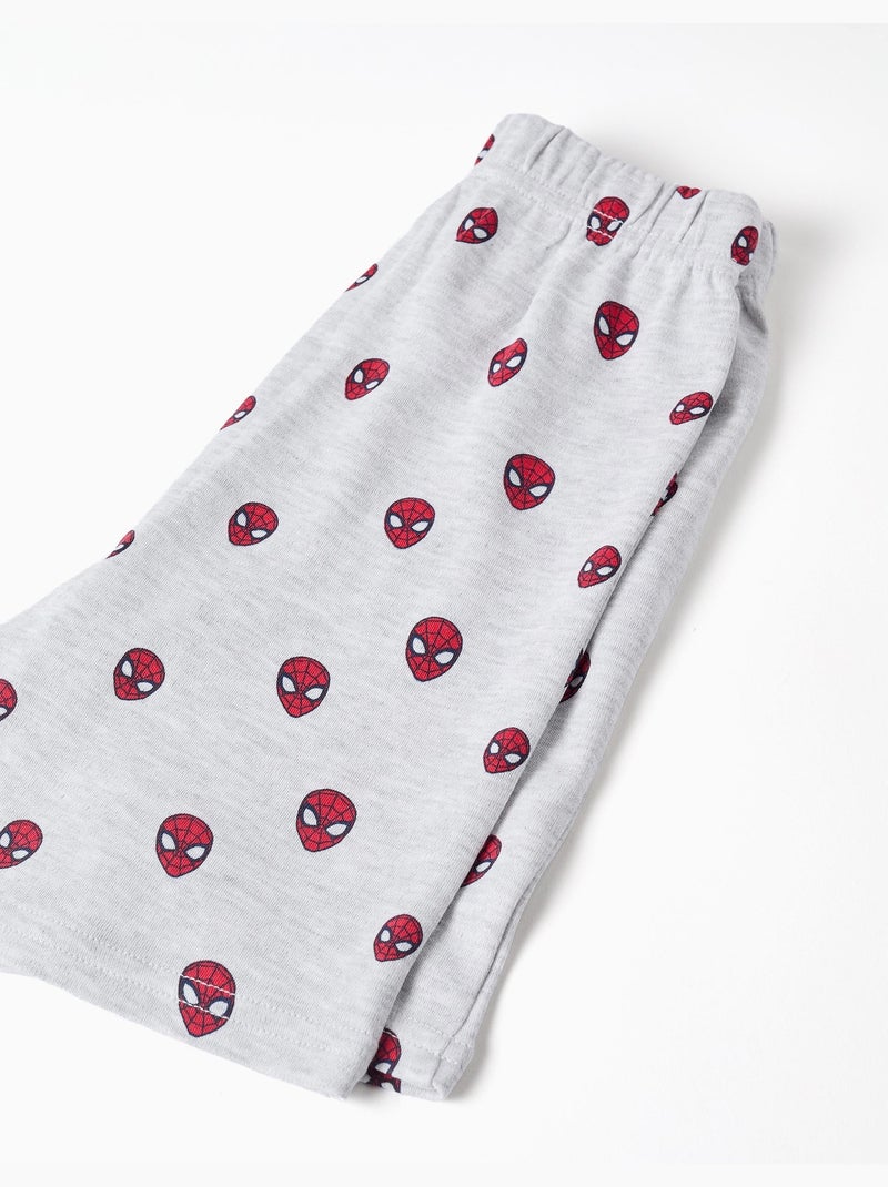 Pijama corto que brilla en la oscuridad con Spider-Man Azul Azul - Kiabi