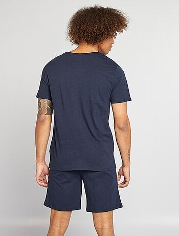 Pijama corto short + camiseta - 2 piezas