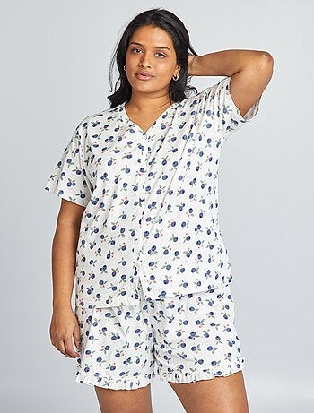Pijama corto short + camiseta - 2 piezas