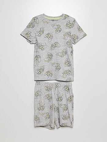 Pijama corto short + camiseta - 2 piezas