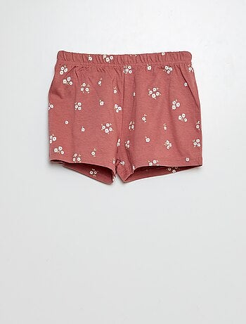 Pijama corto short + camiseta - 2 piezas