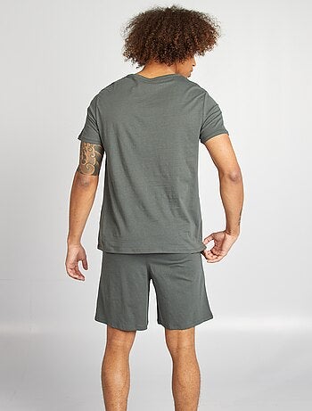 Pijama corto short + camiseta - 2 piezas