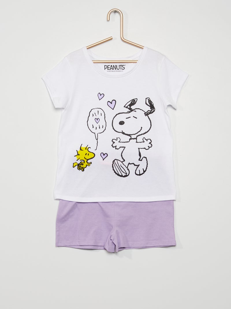 Pijama corto 'Snoopy' BEIGE - Kiabi