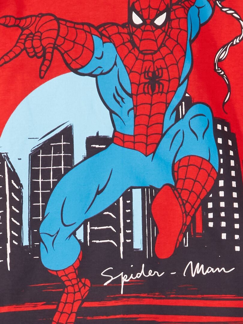 Pijama corto 'Spider-Man' - 2 piezas rojo - Kiabi