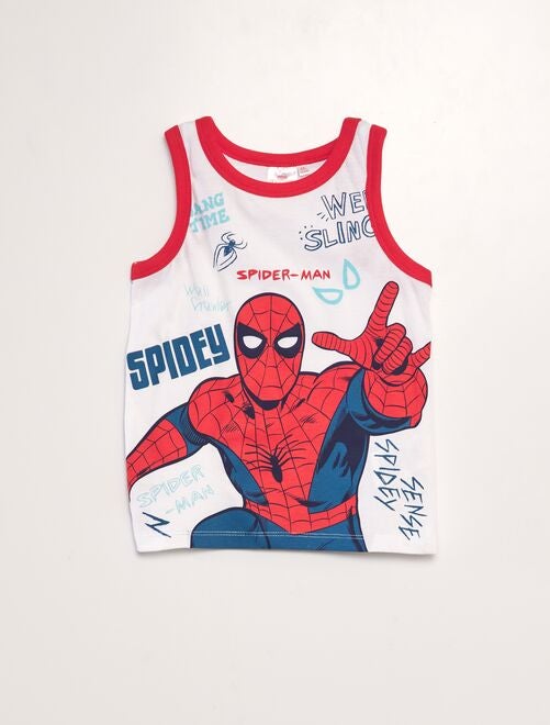 Pijama corto 'Spider-Man' con camiseta sin mangas + pantalón corto  - 2 piezas - Kiabi