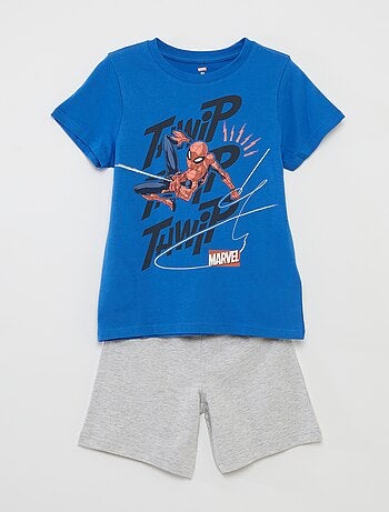Pijama corto 'Spider-Man' 'Marvel' - 2 piezas