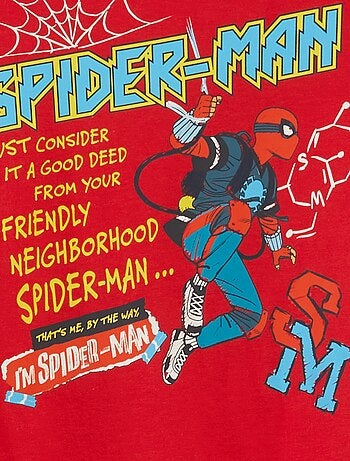 Pijama corto 'Spider-Man' 'Marvel' - 2 piezas