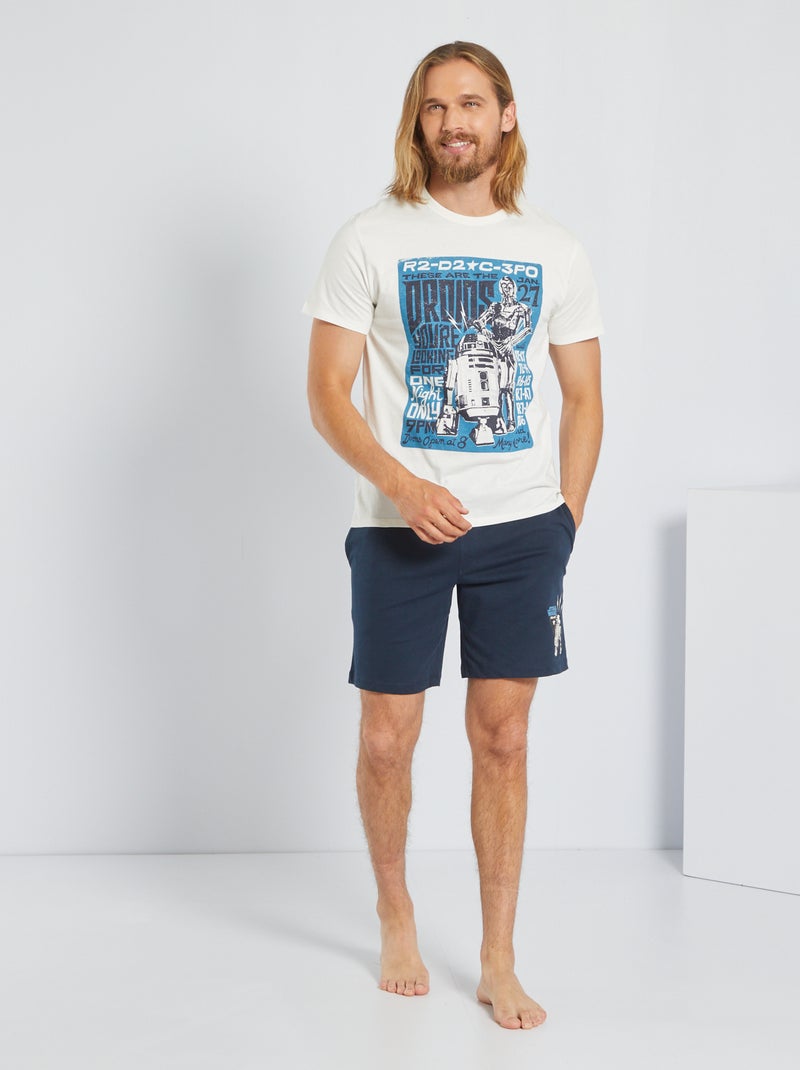 Pijama corto 'Star Wars' - 2 piezas BLANCO - Kiabi