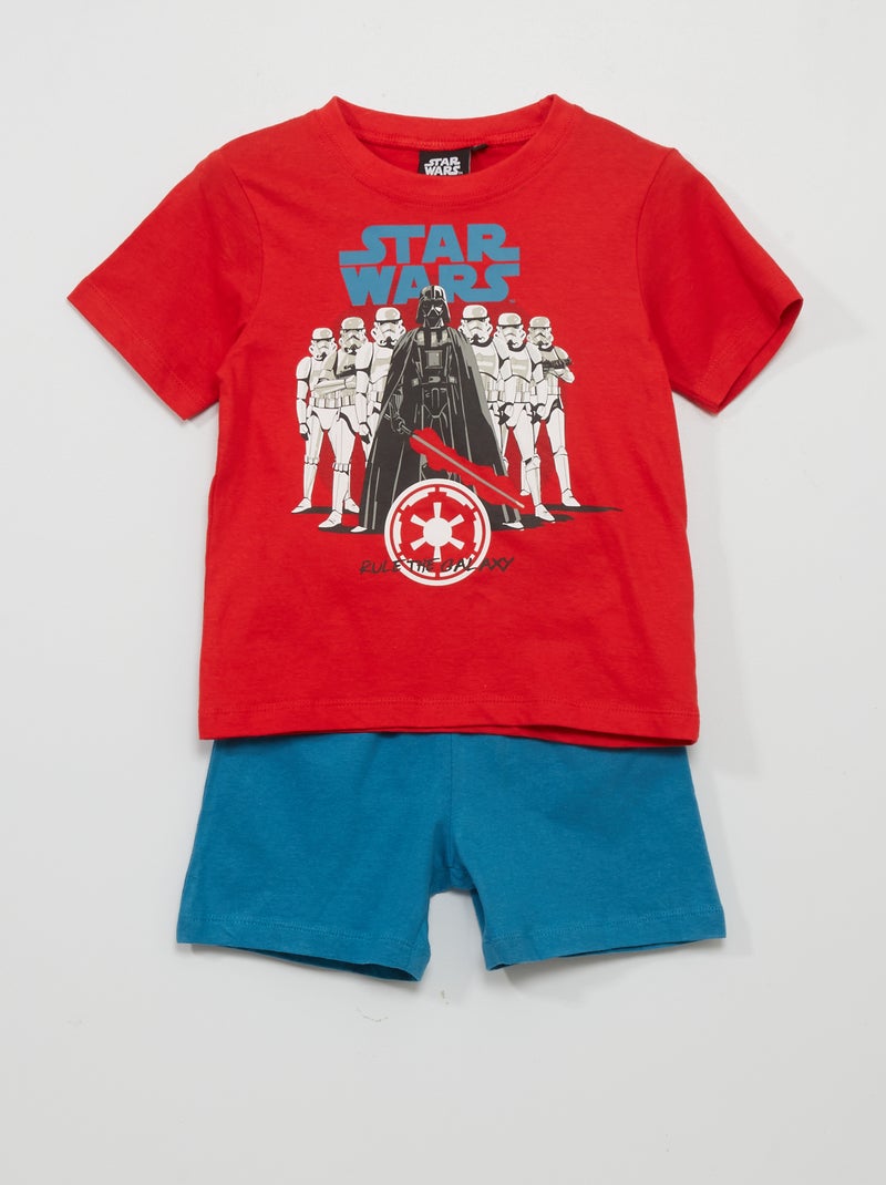 Pijama corto 'Star Wars' - 2 piezas ROJO - Kiabi