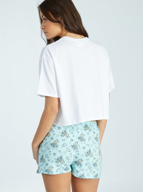 Pijama corto 'Stitch' - 2 piezas - Kiabi