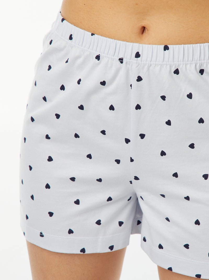 Pijama corto 'Stitch'  - 2 piezas Azul - Kiabi