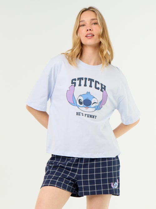 Pijama corto \'Stitch\' - 2 piezas - Kiabi Pijama corto \'Stitch\' - 2 piezas - Kiabi