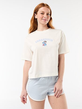 Pijama corto 'Stitch' - 2 piezas