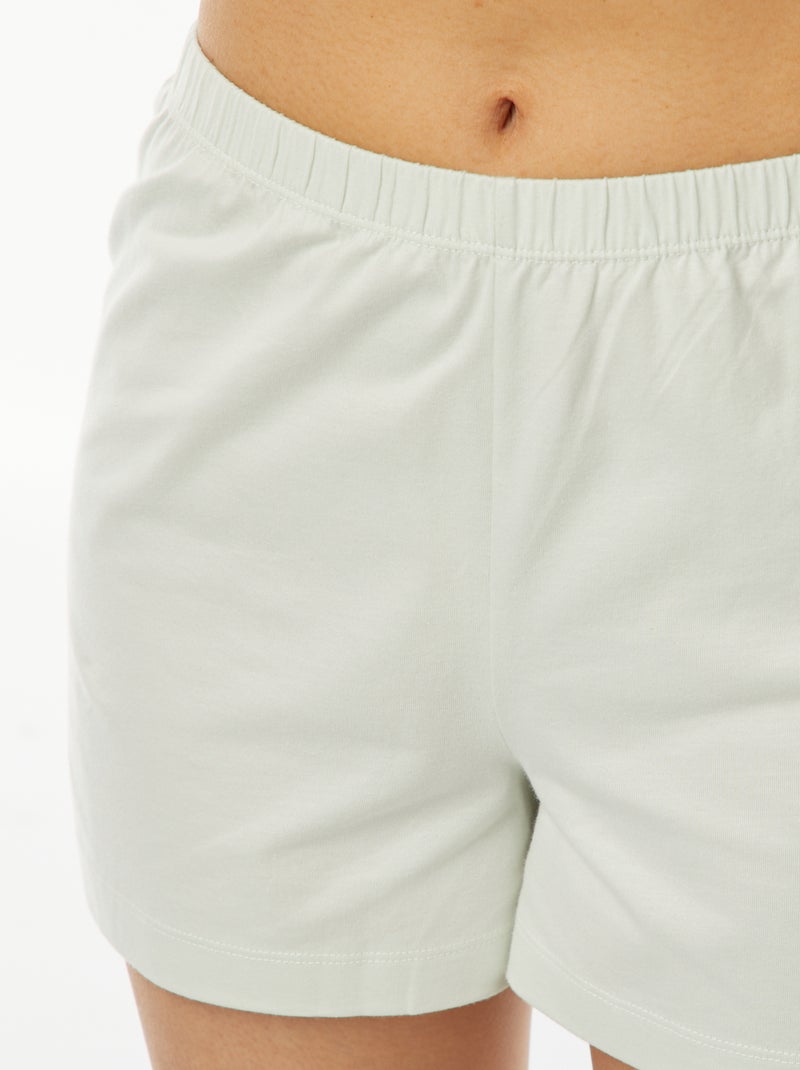 Pijama corto 'Stitch'  - 2 piezas Verde - Kiabi