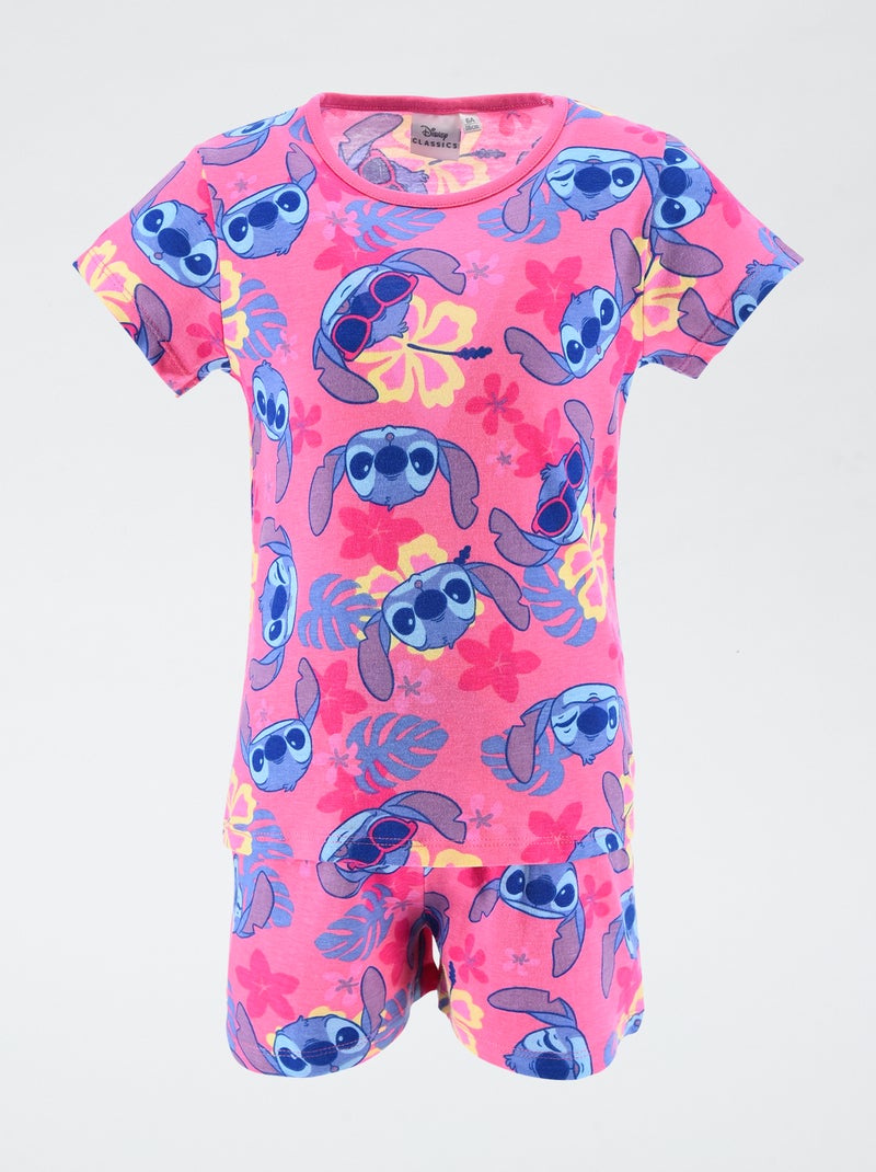 Pijama corto 'Stitch' ROSA - Kiabi