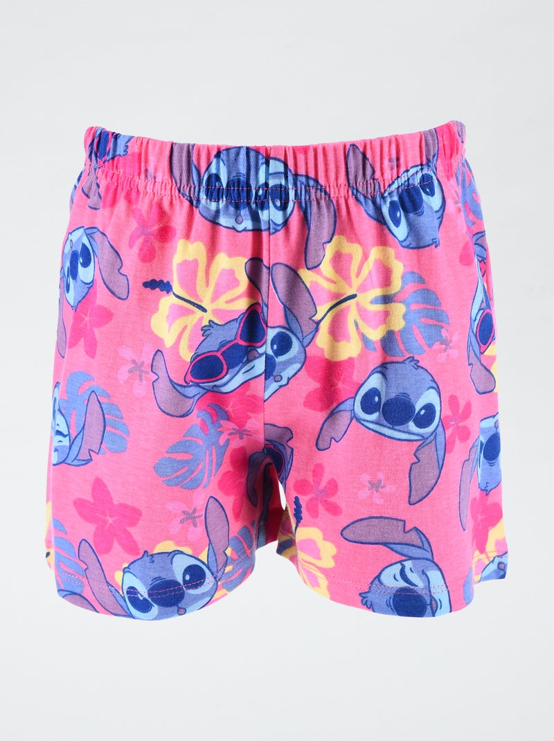 Pijama corto 'Stitch' ROSA - Kiabi