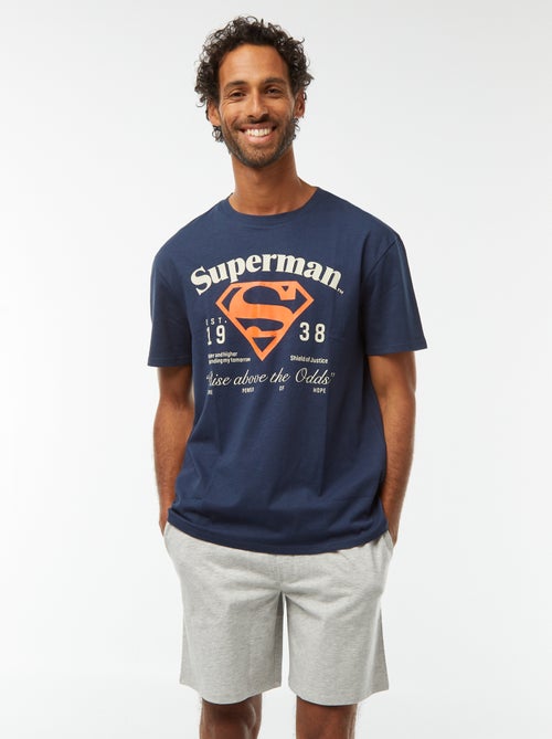 Pijama corto 'Superman' 'DC Comics' - 2 piezas - Kiabi