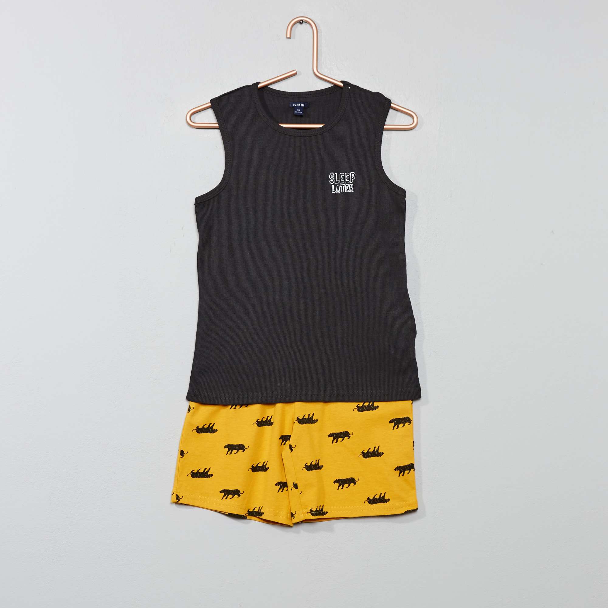 pijama amarillo hombre