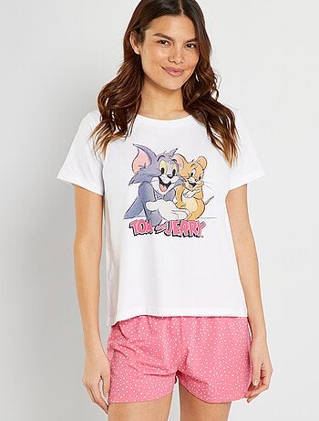 Pijama corto 'Tom y Jerry' - 2 piezas - Kiabi