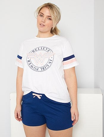Conjuntos de pijamas cortos para mujer - tallas grandes mujer | Kiabi