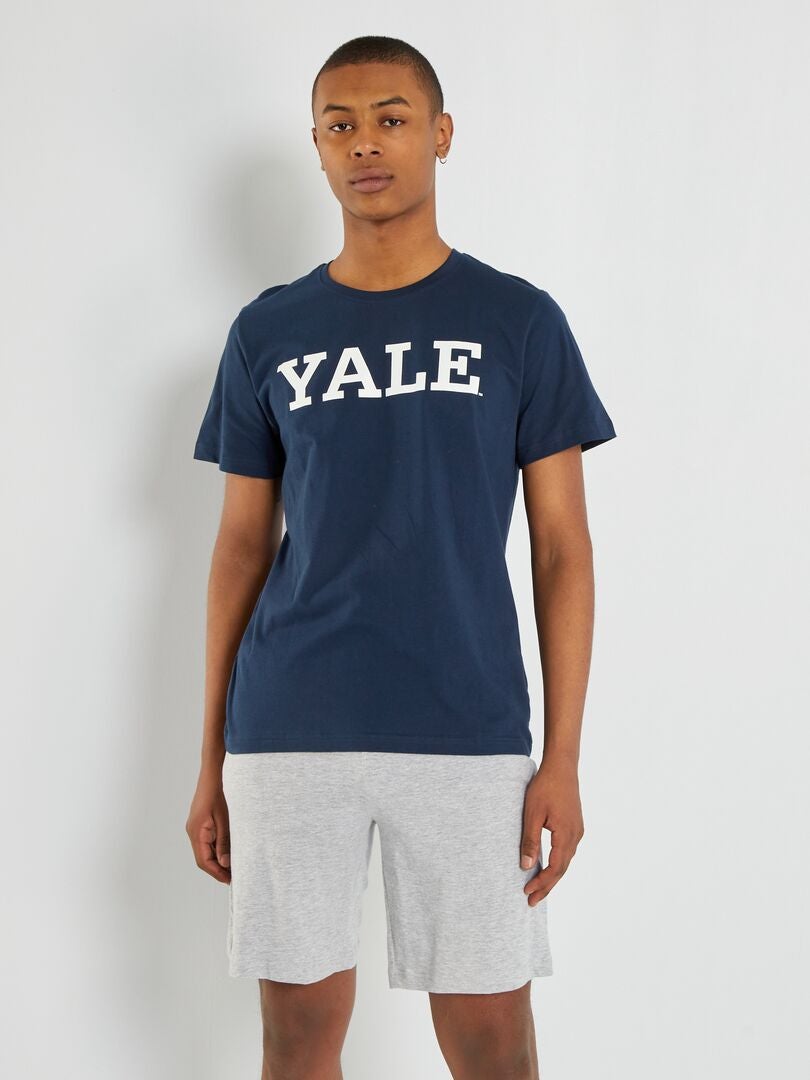 Pijama corto 'Yale University' BEIGE - Kiabi