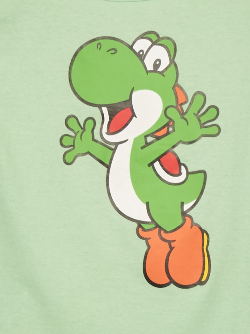 Pijama corto 'Yoshi' 'Nintendo' verde/gris - Kiabi