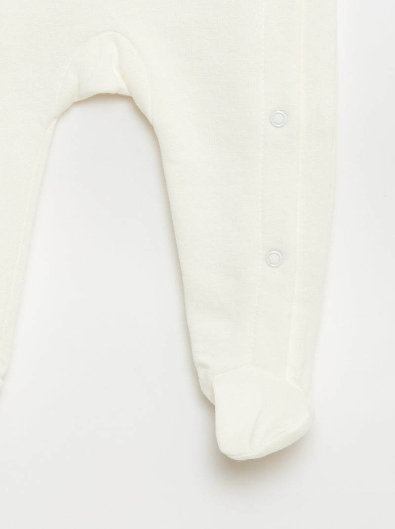 Pijama cruzado 'Winnie' Blanco - Kiabi