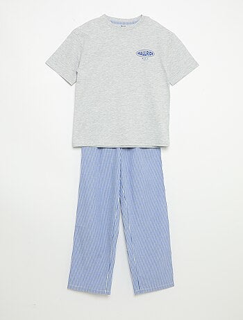 Pijama de 2 piezas - Camiseta de manga corta + pantalón