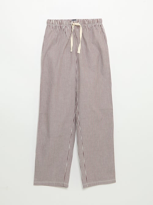 Pijama de 2 piezas - Camiseta de manga corta + pantalón - Kiabi Pijama de 2 piezas - Camiseta de manga corta + pantalón - Kiabi