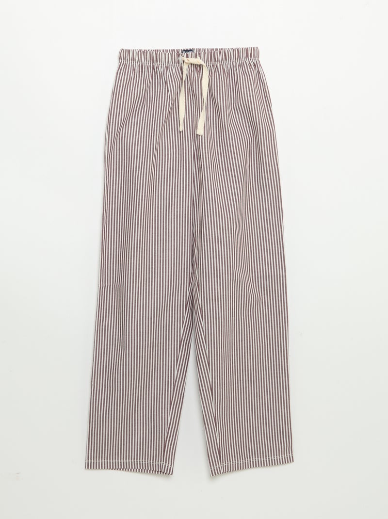 Pijama de 2 piezas - Camiseta de manga corta + pantalón Rojo - Kiabi