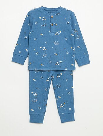 Pijama de 2 piezas - Camiseta de manga larga + pantalón