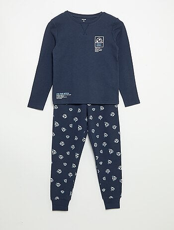 Pijama de 2 piezas - Camiseta de manga larga + pantalón