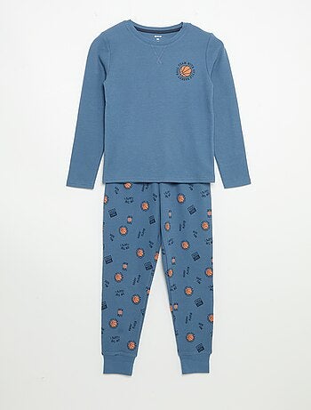 Pijama de 2 piezas - Camiseta de manga larga + pantalón
