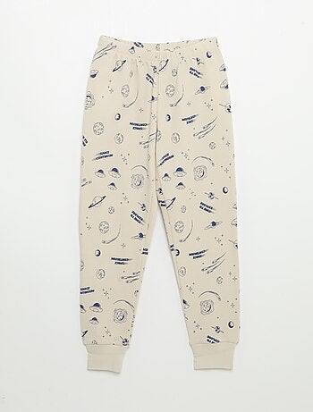 Pijama de 2 piezas - Camiseta de manga larga + pantalón