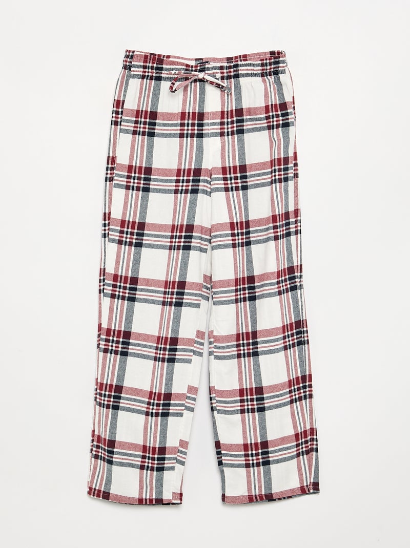 Pijama de 2 piezas - Camiseta de manga larga + Pantalón Gris - Kiabi