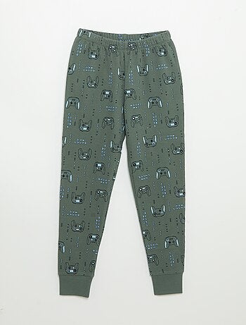 Pijama de 2 piezas - Camiseta de manga larga + pantalón