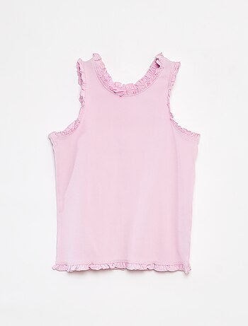 Pijama de 2 piezas - camiseta sin mangas + pantalón corto estampado