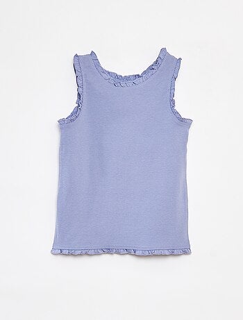 Pijama de 2 piezas - camiseta sin mangas + pantalón corto estampado