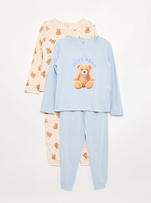 Pijama de 2 piezas - Pack de 2 - Kiabi