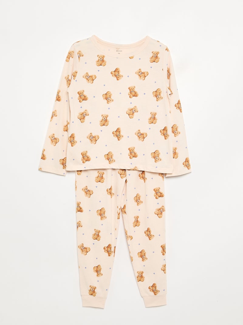 Pijama de 2 piezas - Pack de 2 Azul - Kiabi